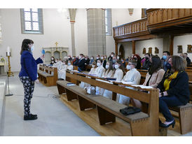 Dankwortgottesdienst der Erstkommunionkinder  (Foto: Karl-Franz Thiede)